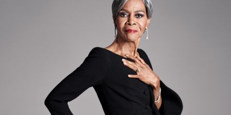 Cicely Tyson poses a picture in a photoshoot.